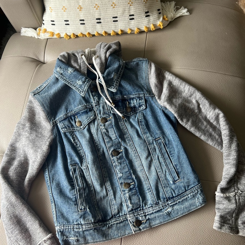 Free people Jean jacket size smalll - Picture 6 of 7